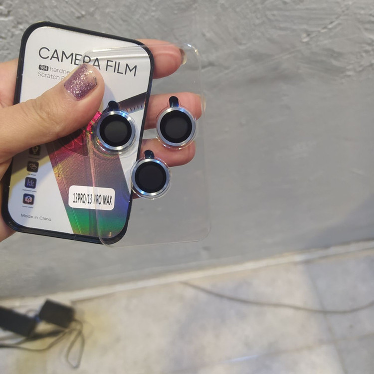 محافظ لنز دوربین کمرا فیلم مدل رینگی کد 02 مناسب برای گوشی موبایل اپل iPhone 13 Pro