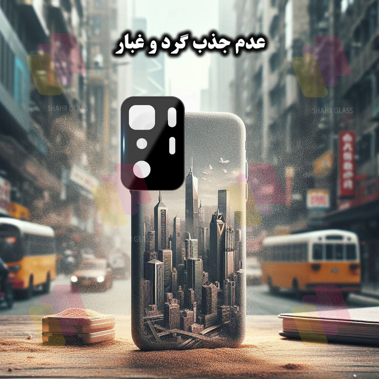 محافظ لنز دوربین شهر گلس مدل LENSFSH مناسب برای گوشی موبایل شیائومی Poco X3 GT