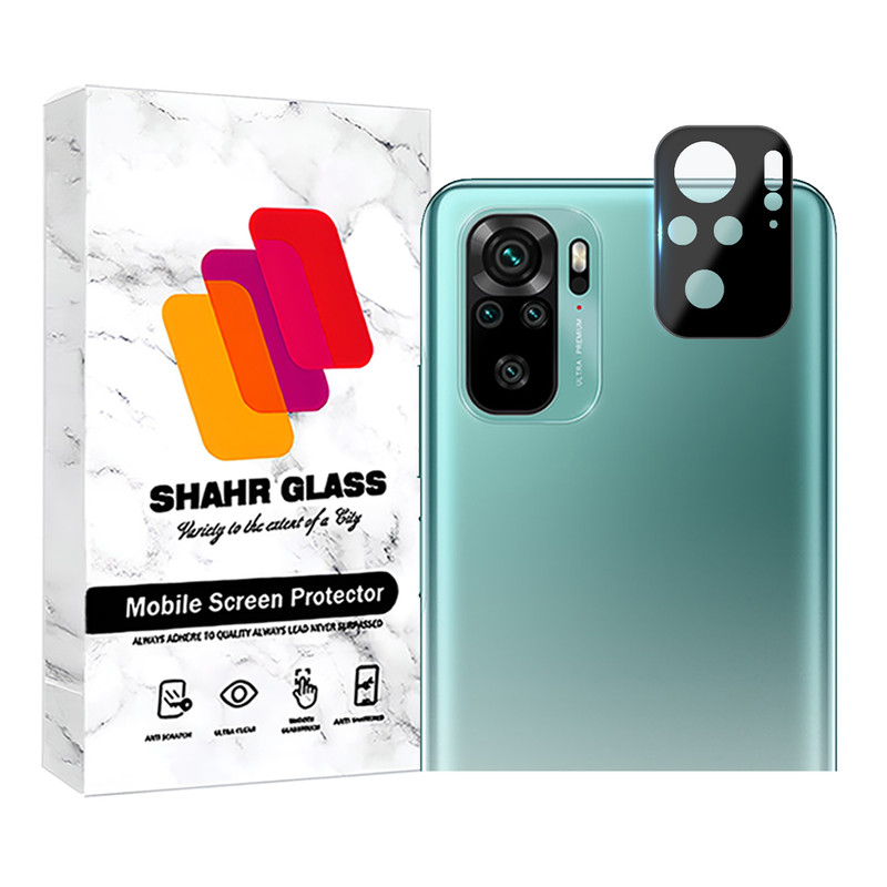 محافظ لنز دوربین  شهر گلس مدل LENSFSH مناسب برای گوشی موبایل شیائومی Redmi Note 10 4G / Redmi Note 10S / Redmi Note 11 SE India / Poco M5s
