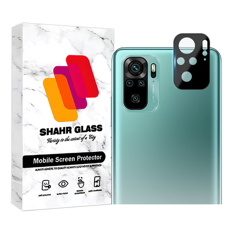 محافظ لنز دوربین شهر گلس مدل LENSFSH مناسب برای گوشی موبایل شیائومی Redmi Note 10 4G / Redmi Note 10S / Redmi Note 11 SE India / Poco M5s