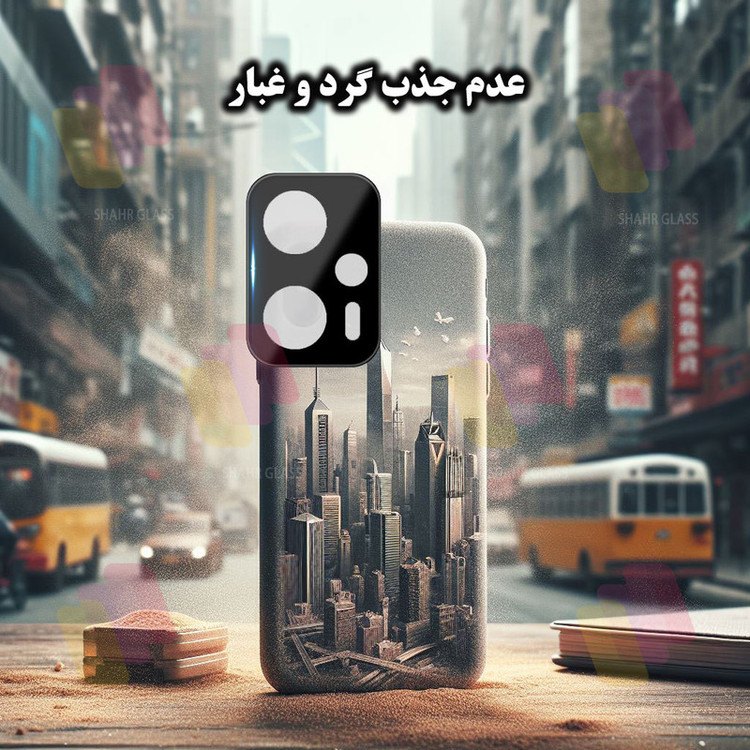 محافظ لنز دوربین شهر گلس مدل LENSFSH مناسب برای گوشی موبایل شیائومی Poco X4 GT / Redmi Note 11T Pro / Redmi Note 11T Pro Plus / Redmi K50i