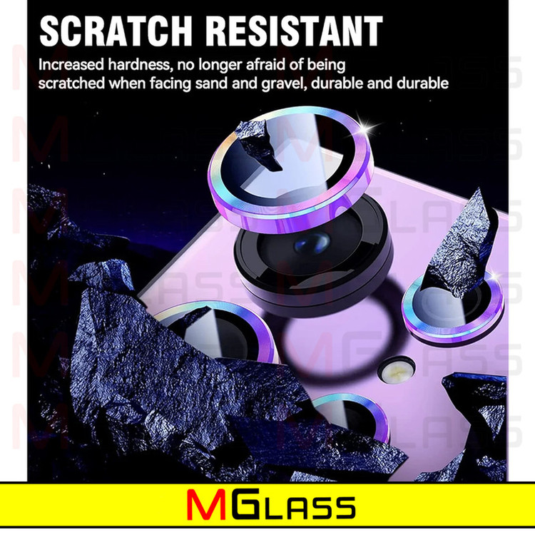 محافظ لنز دوربین امگلس مدل Colorful Ring MG مناسب برای گوشی موبایل سامسونگ Galaxy S23 Ultra