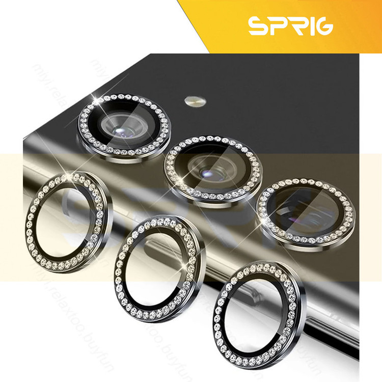 محافظ لنز دوربین رینگی اسپریگ مدل Ring Diamond مناسب برای گوشی موبایل سامسونگ Galaxy A55