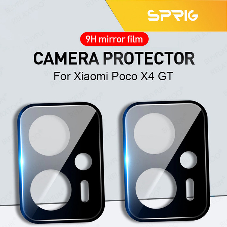 محافظ لنز دوربین اسپریگ مدل 3D-FU مناسب برای گوشی موبایل شیائومی Poco X4 GT به همراه محافظ صفحه نمایش