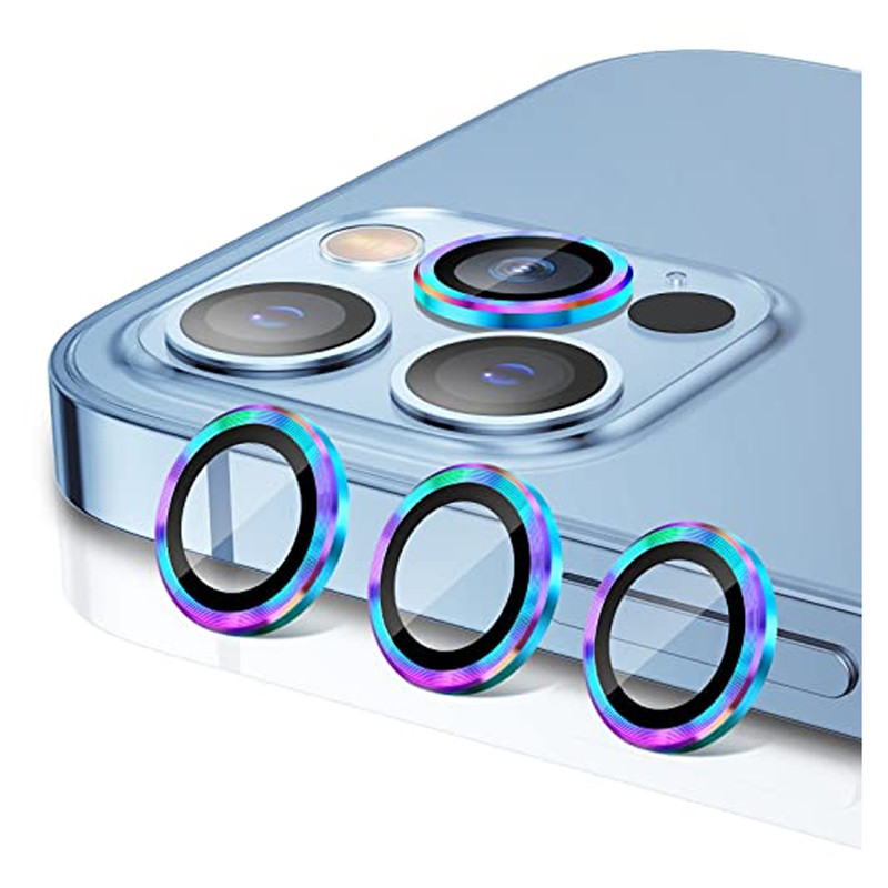محافظ لنز دوربین رینگی اسپریگ مدل Ring Metal مناسب برای گوشی موبایل اپل Iphone 12 Pro max
