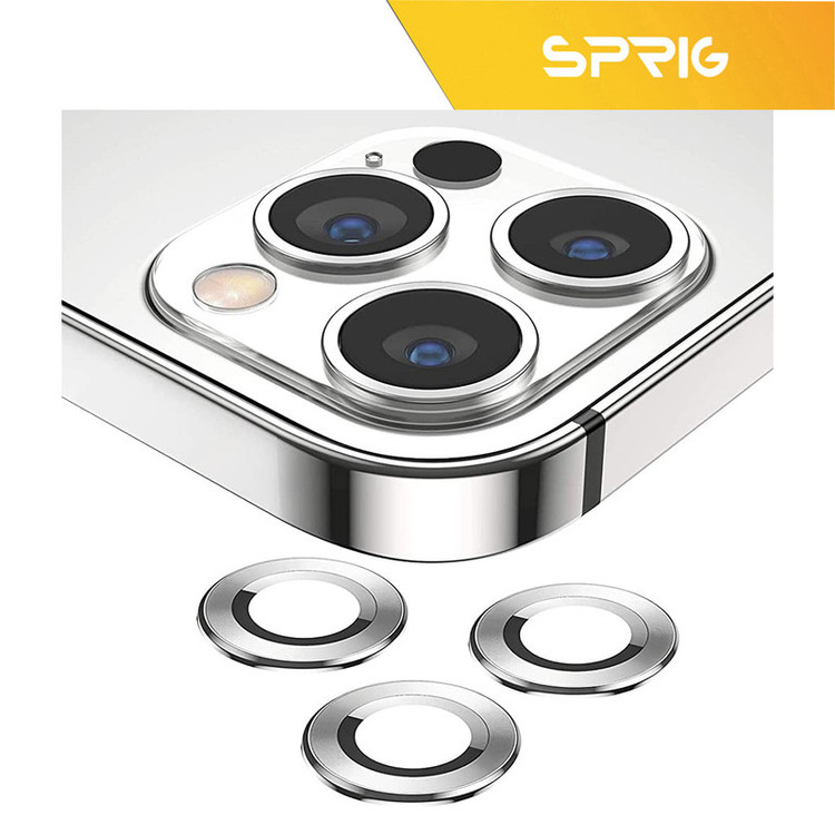 محافظ لنز دوربین رینگی اسپریگ مدل Ring Metal مناسب برای گوشی موبایل اپل Iphone 12 Pro max