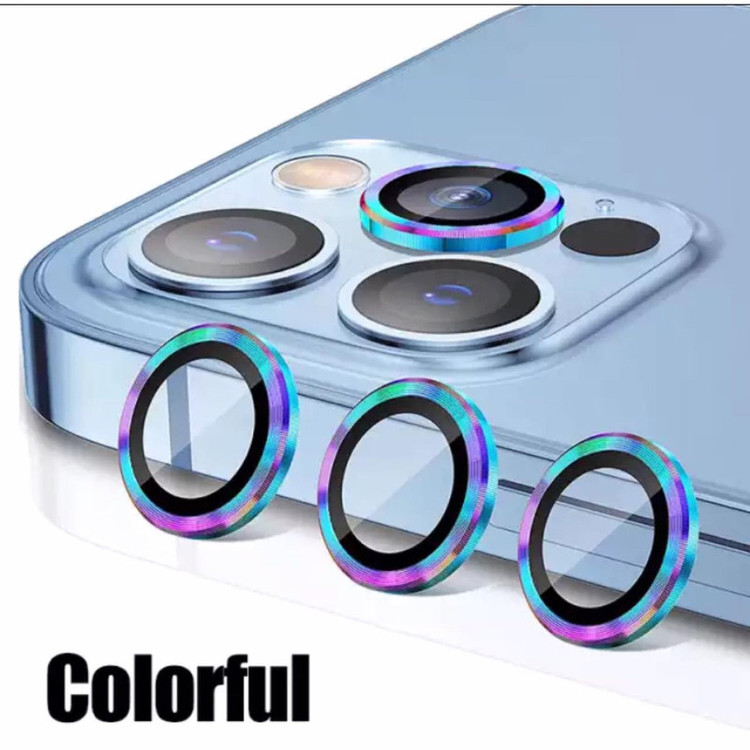 محافظ لنز دوربین مدل Ring مناسب برای گوشی موبایل اپل IPHONE 13 Promax