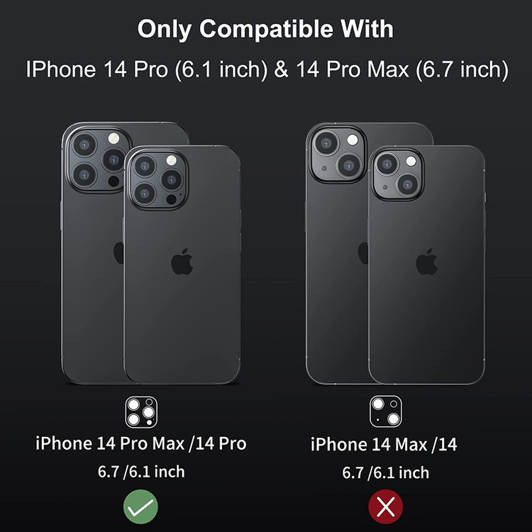 محافظ لنز دوربین بادیگارد مدل رینگی مناسب برای گوشی موبایل اپل iPhone 14 Pro / 14 Pro Max