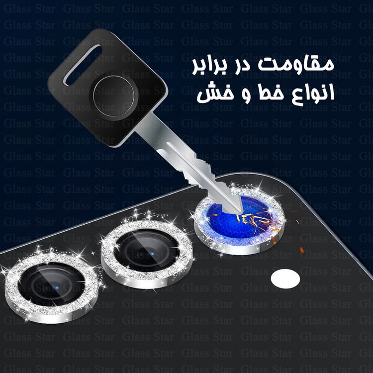 محافظ لنز دوربین گلس استار مدل AKLILLENS مناسب برای گوشی موبایل شیائومی Poco X5 Pro