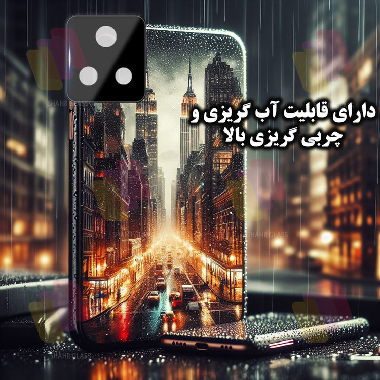 محافظ لنز دوربین شهر گلس مدل LENSFSH مناسب برای گوشی موبایل شیائومی Poco F4 / Redmi K50 / Redmi K50 Pro