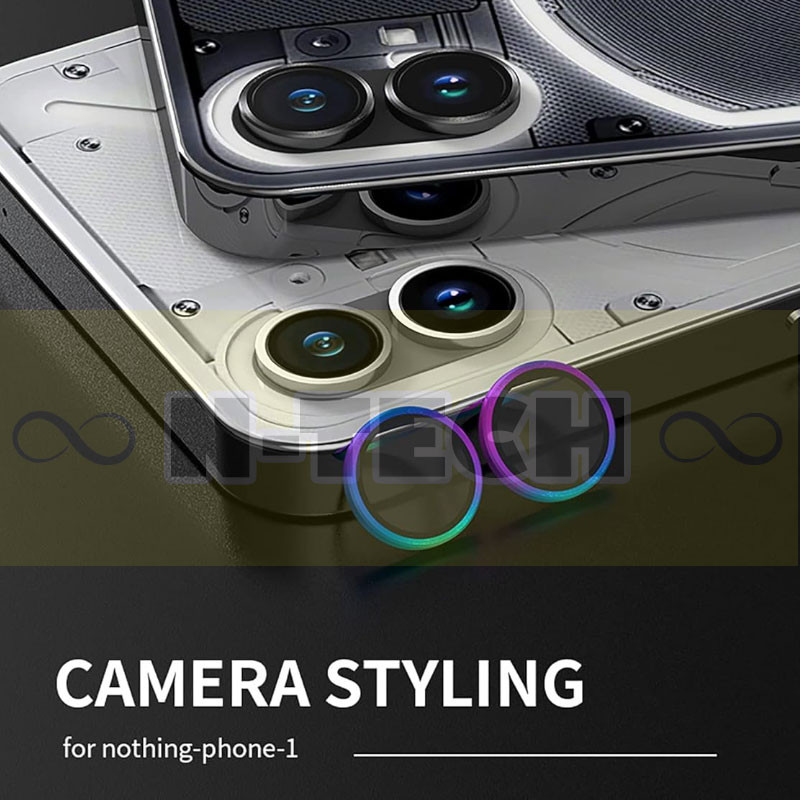 محافظ لنز دوربین انتک مدل Ring Metal Lens Protector مناسب برای گوشی موبایل ناتینگ فون 1