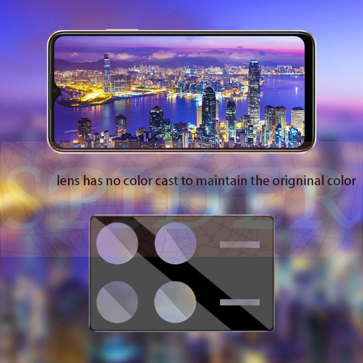 محافظ لنز دوربین اسپایدر مدل 3D مناسب برای گوشی موبایل شیائومی Poco X6 Pro 5G