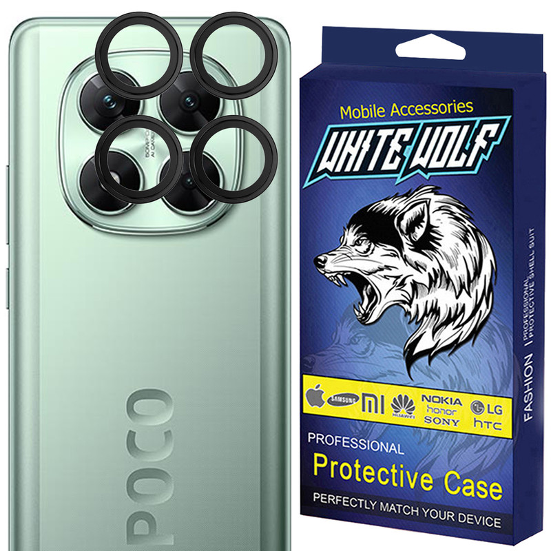 محافظ لنز دوربین وایت ولف مدل W-Ring مناسب برای گوشی موبایل شیائومی Poco X7