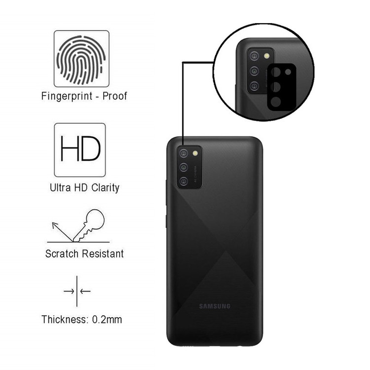 محافظ لنز دوربین گلس استار مدل LFUL مناسب برای گوشی موبایل سامسونگ Galaxy A02s