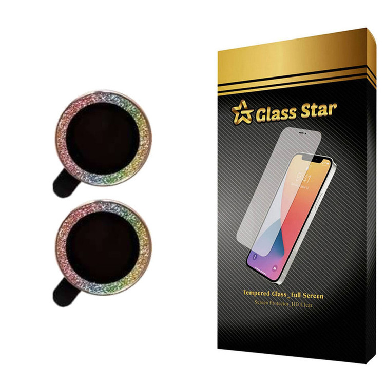 محافظ لنز دوربین گلس استار مدل SWAROVSKI مناسب برای گوشی موبایل شیائومی Poco X5 Pro