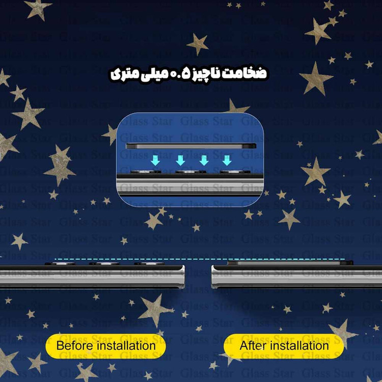 محافظ لنز دوربین گلس استار مدل METALS مناسب برای گوشی موبایل شیائومی Poco F3 / Mi 11X / Mi 11X Pro