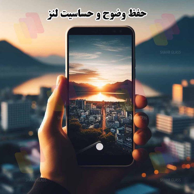 محافظ لنز دوربین شهر گلس مدل PLATINSHAHR مناسب برای گوشی موبایل شیائومی Poco X3 / X3 NFC / X3 Pro
