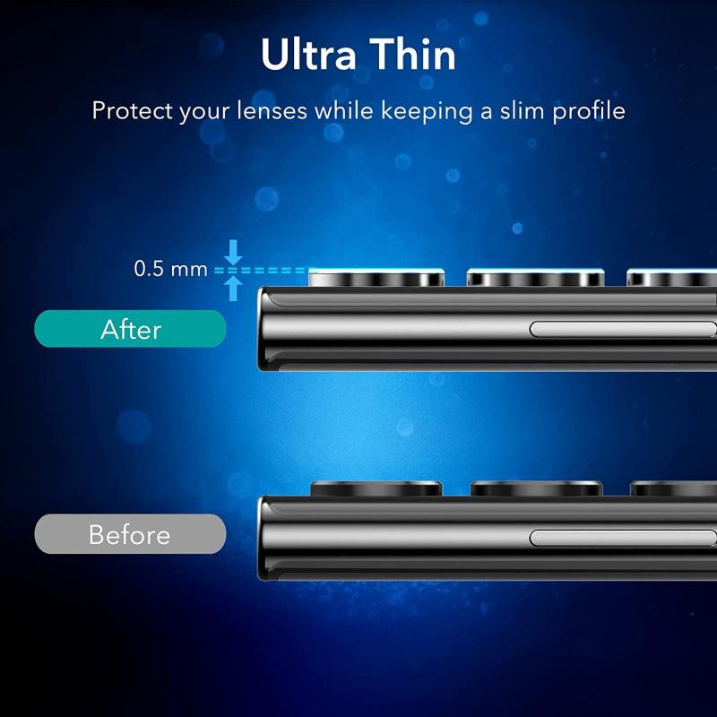 محافظ لنز دوربین گوف مدل رینگی مناسب برای گوشی موبایل سامسونگ Galaxy S22 Ultra