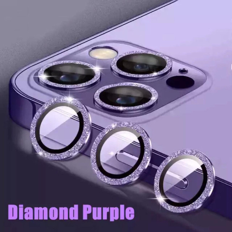 محافظ لنز دوربین مدل رینگی اکلیلی مناسب برای گوشی موبایل اپل IPHONE 14 PROMAX