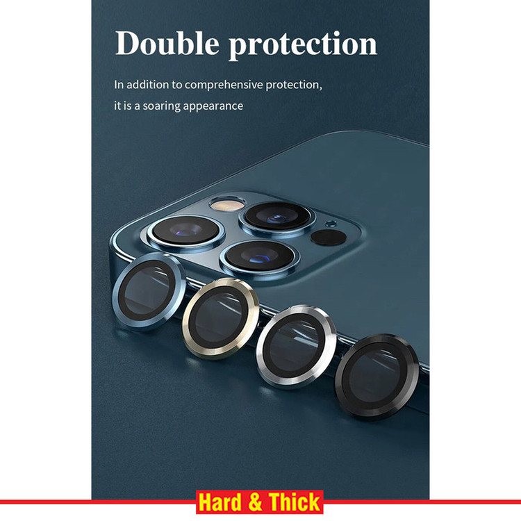 محافظ لنز دوربین هارد اند تیک مدل Ring Metal مناسب برای گوشی موبایل اپل Iphone 11