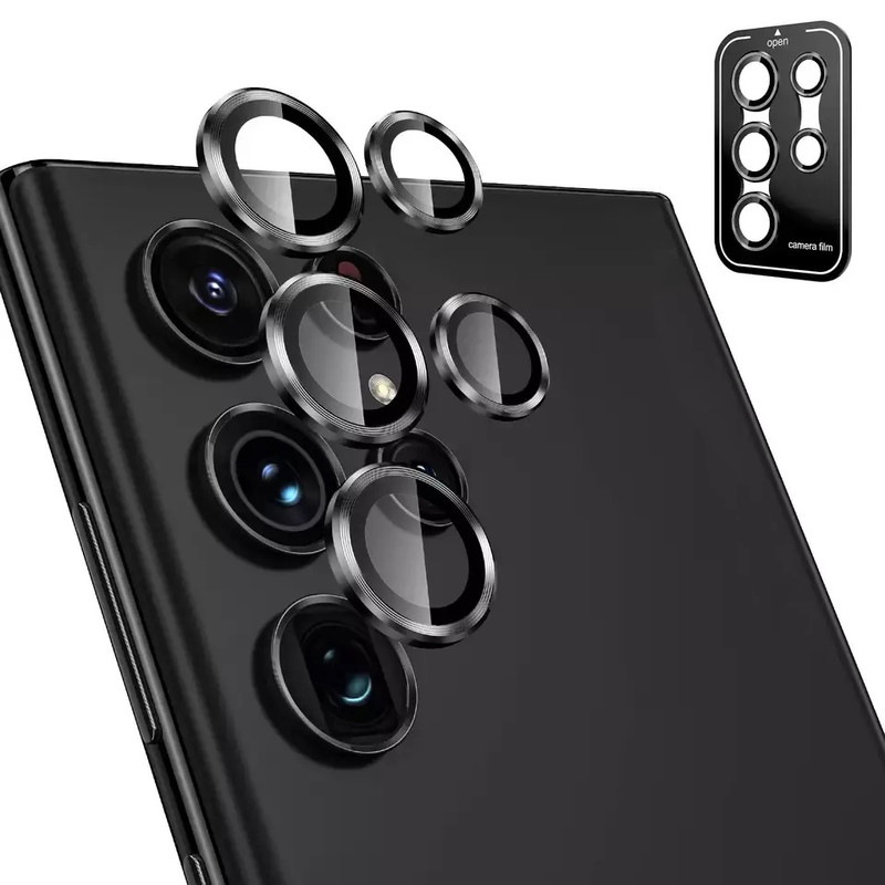 محافظ لنز دوربین بوف مدل HD-ColorLenz مناسب برای گوشی موبایل سامسونگ Galaxy S23 Ultra