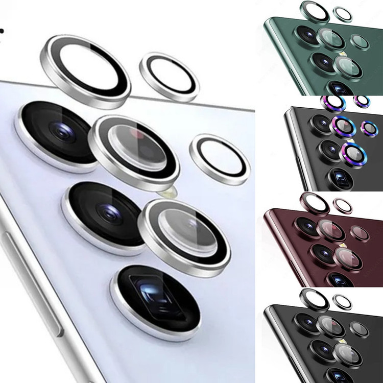 محافظ لنز دوربین بوف مدل HD-ColorLenz مناسب برای گوشی موبایل سامسونگ Galaxy S23 Ultra