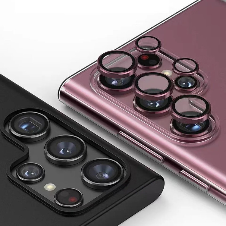 محافظ لنز دوربین بوف مدل HD-ColorLenz مناسب برای گوشی موبایل سامسونگ Galaxy S23 Ultra