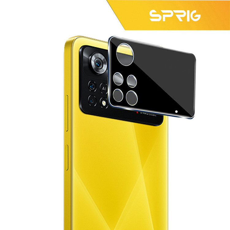 محافظ لنز دوربین اسپریگ مدل 3D-FU مناسب برای گوشی موبایل شیائومی Poco X4 Pro 5G به همراه محافظ صفحه نمایش و محافظ پشت گوشی