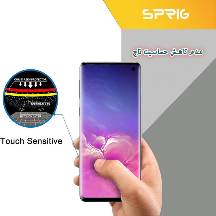 محافظ لنز دوربین اسپریگ مدل 3D-FU مناسب برای گوشی موبایل شیائومی Poco F4 5G به همراه محافظ صفحه نمایش
