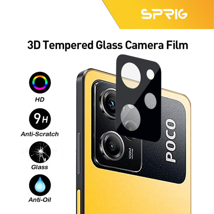 محافظ لنز دوربین اسپریگ مدل 3D-Cactus مناسب برای گوشی موبایل شیائومی Poco X5 Pro 5G به همراه محافظ صفحه نمایش