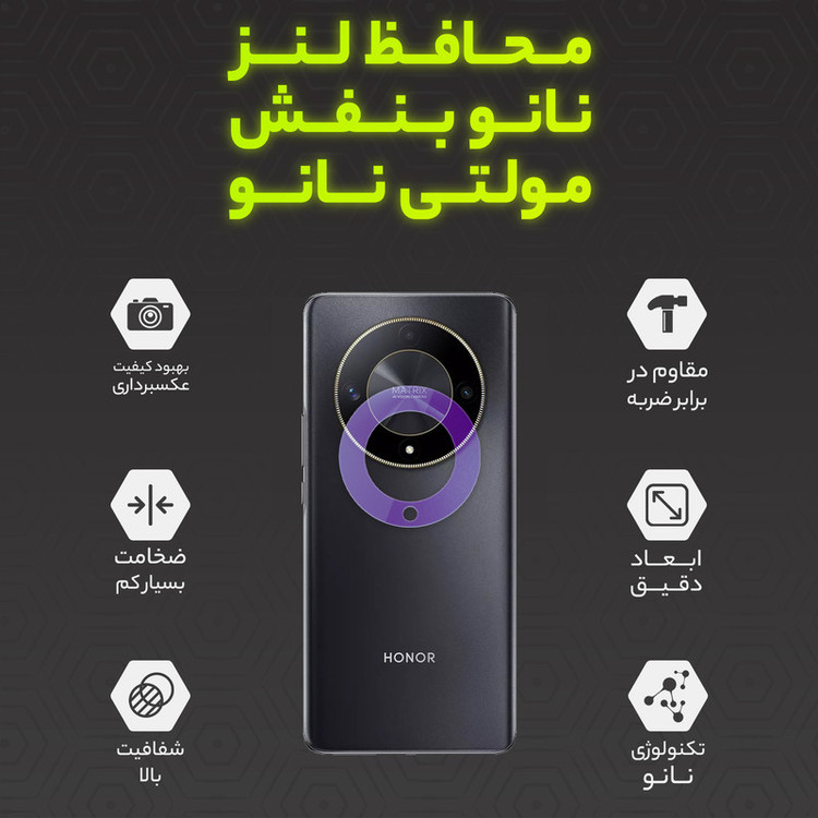 محافظ لنز دوربین مولتی نانو مدل X-L2P مناسب برای گوشی موبایل شیائومی Poco M5S بسته دو عددی