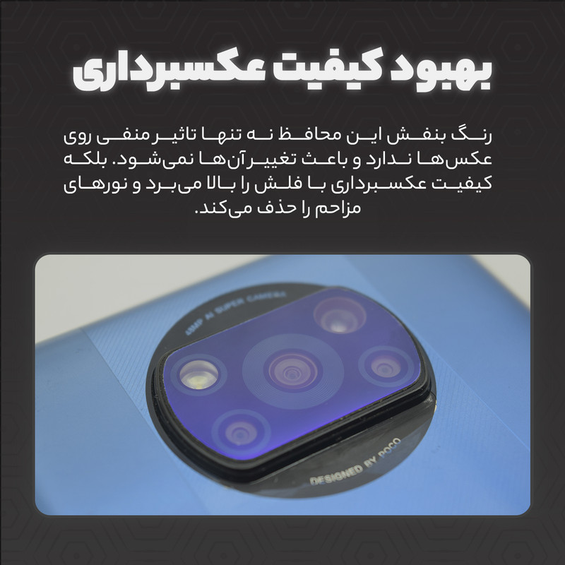 محافظ لنز دوربین مولتی نانو مدل X-L2P مناسب برای گوشی موبایل شیائومی Poco M5S بسته دو عددی