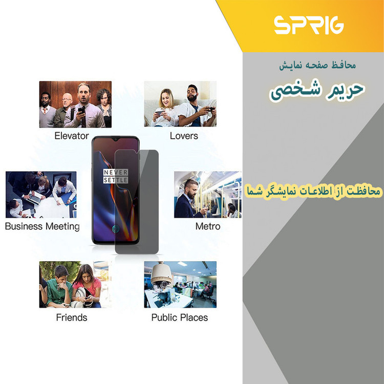 محافظ لنز دوربین اسپریگ مدل 3D-Privacy مناسب برای گوشی موبایل شیائومی Poco F4 5G به همراه محافظ صفحه نمایش گوشی