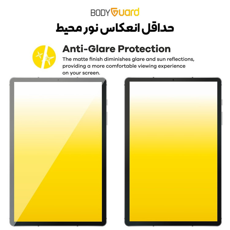 محافظ صفحه نمایش مات بادیگارد مدل Matte Tab مناسب برای تبلت سامسونگ Tab A9 8.7 inch