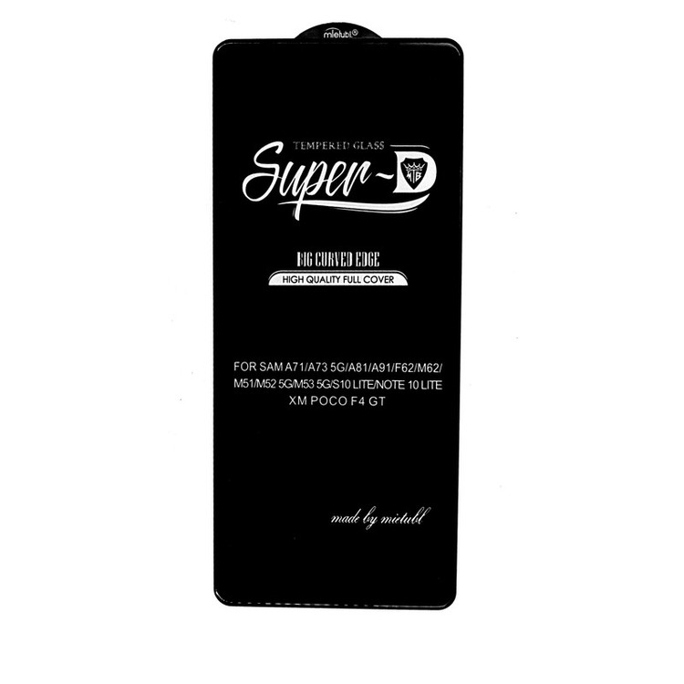محافظ صفحه نمایش میتوبل مدل SUPER-D مناسب برای گوشی موبایل سامسونگ galaxy A71/A72/A73/A81/A91/M62/M51/M2-5G/M53/S10 LITE /NOTE 10 LITE