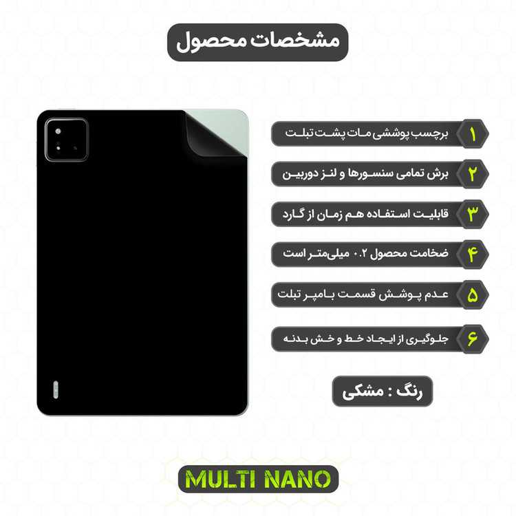 محافظ صفحه نمایش مولتی نانو مدل X-SFM مناسب برای تبلت شیائومی Pad 7 Pro به همراه برچسب پوششی