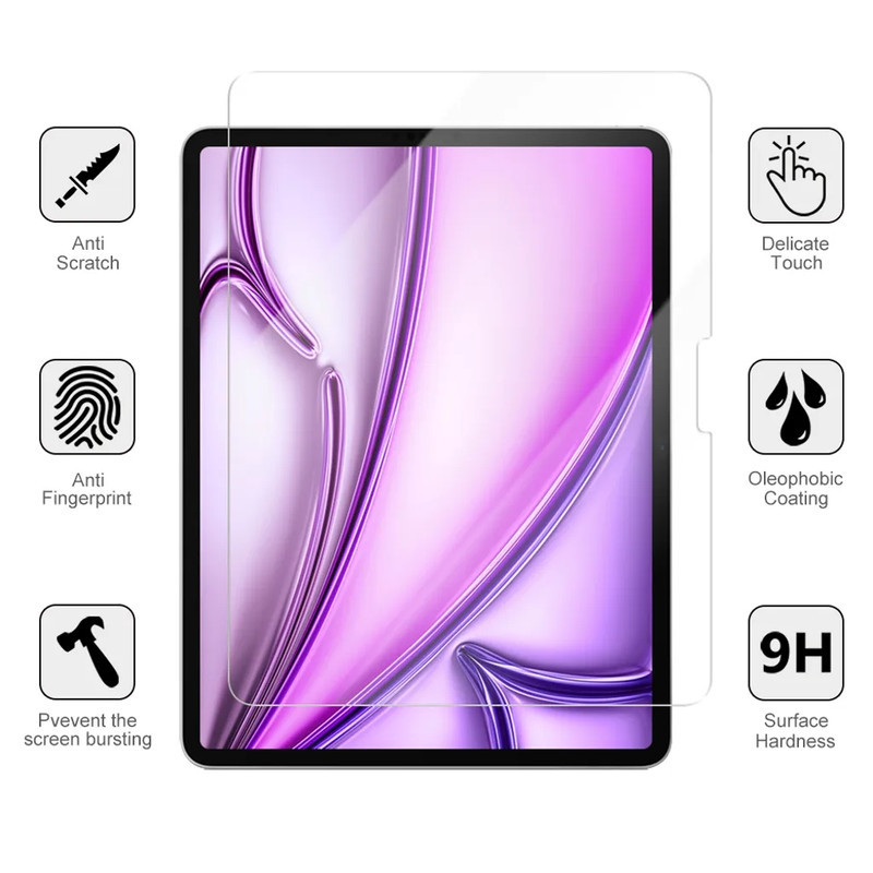 محافظ صفحه نمایش شیشه ای مدل TabG مناسب برای تبلت اپل iPad Air 11" 2025 M3