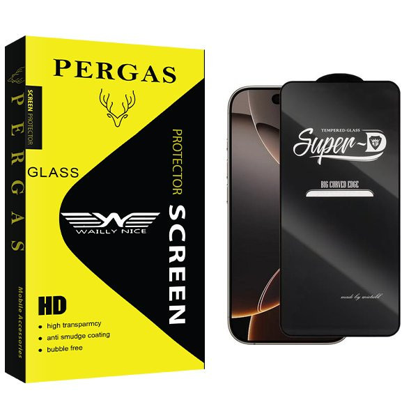 محافظ صفحه نمایش وایلی نایس مدل Pergas2 SuperD مناسب برای گوشی موبایل اپل iPhone 16 Pro Max