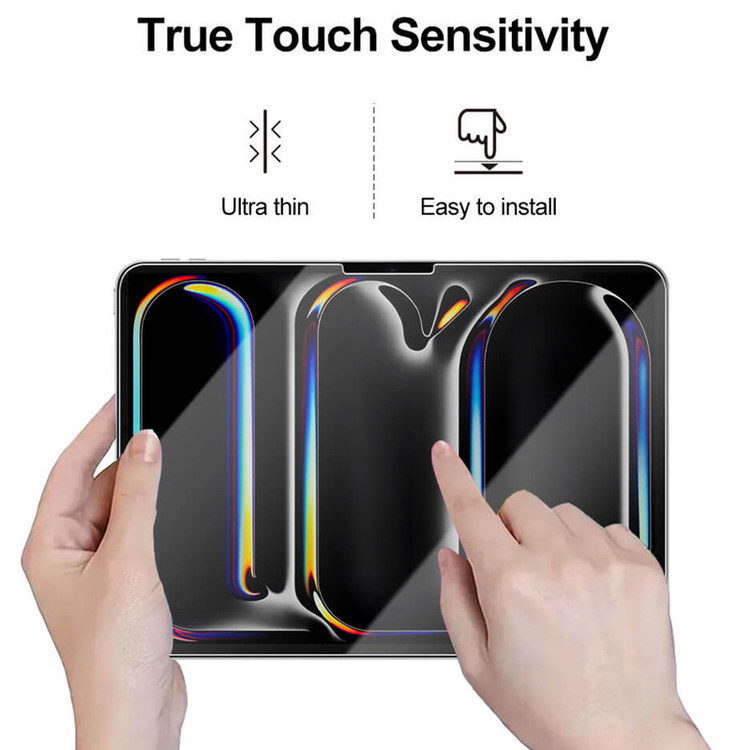 محافظ صفحه نمایش شفاف سامورایی مدل GlastR مناسب برای تبلت اپل iPad Pro 11 2024