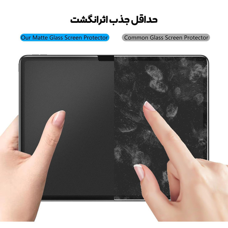 محافظ صفحه نمایشمدل Matte Tab مناسب برای تبلت اپل iPad Pro 11 M4 2024