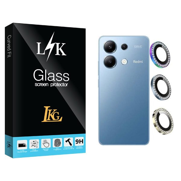 محافظ لنز گوشی ال کا جی مدل LKK Ringi negin مناسب برای گوشی موبایل شیائومی Redmi note 13 4G
