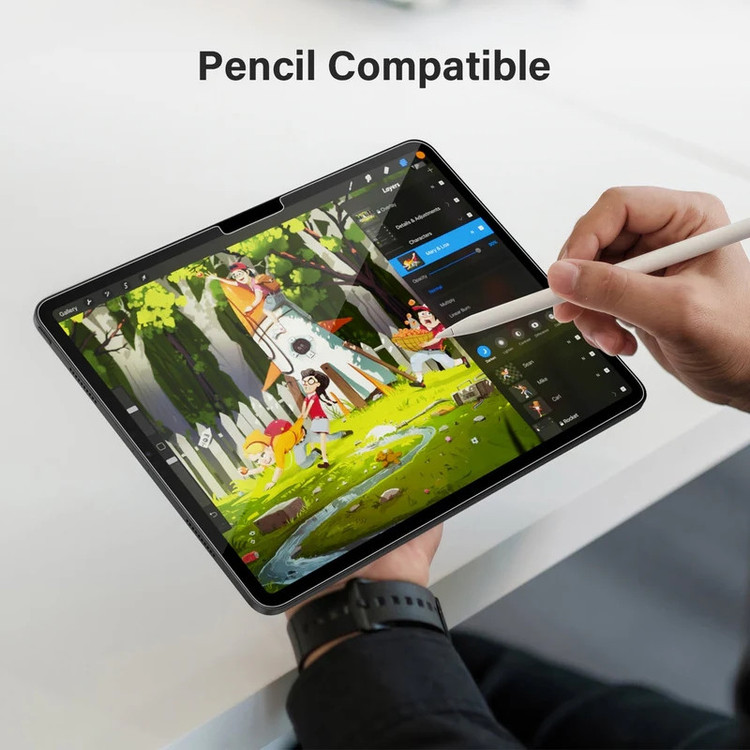 محافظ صفحه نمایش شیشه ای بادیگارد مدل TbG مناسب برای تبلت اپل iPad Pro 11 2024
