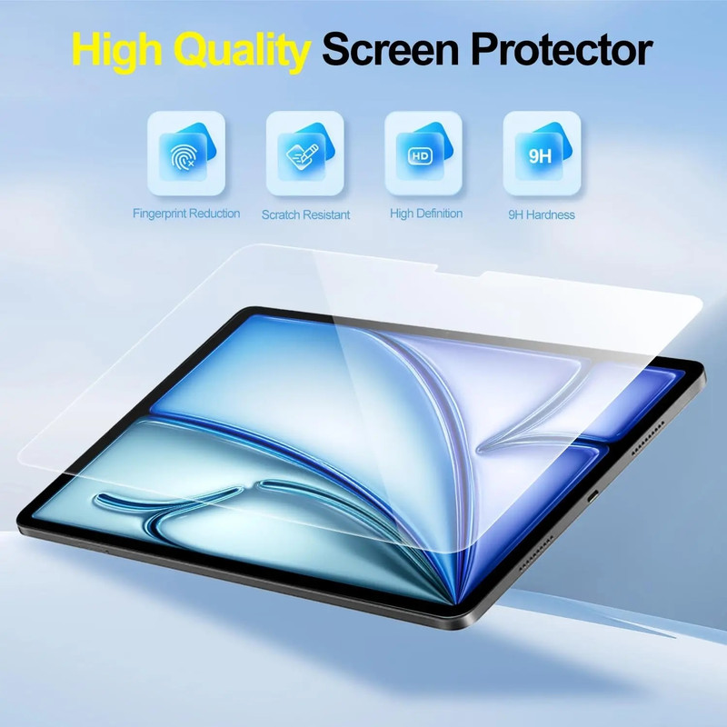 محافظ صفحه نمایش شیشه ای بادیگارد مدل TabG مناسب برای تبلت اپل iPad Air 13" M2 2024 / iPad Air 13" M3 2025