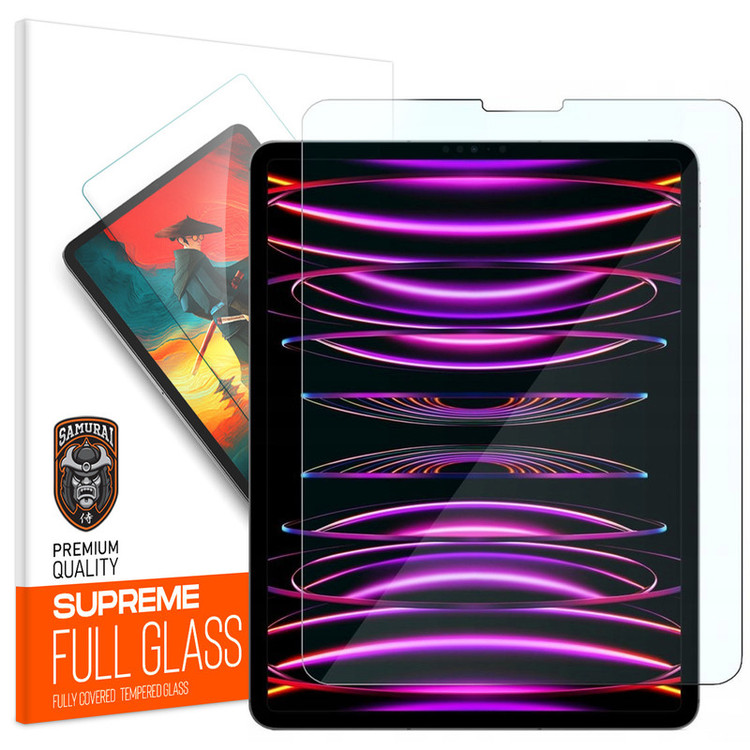 محافظ صفحه نمایش شفاف سامورایی مدل GlastR مناسب برای تبلت اپل iPad Pro 12.9 2022