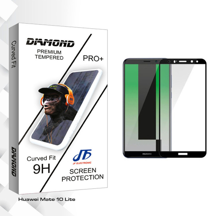 محافظ صفحه نمایش جی اف مدل Diamond glass مناسب برای گوشی موبایل هوآوی Mate 10 Lite