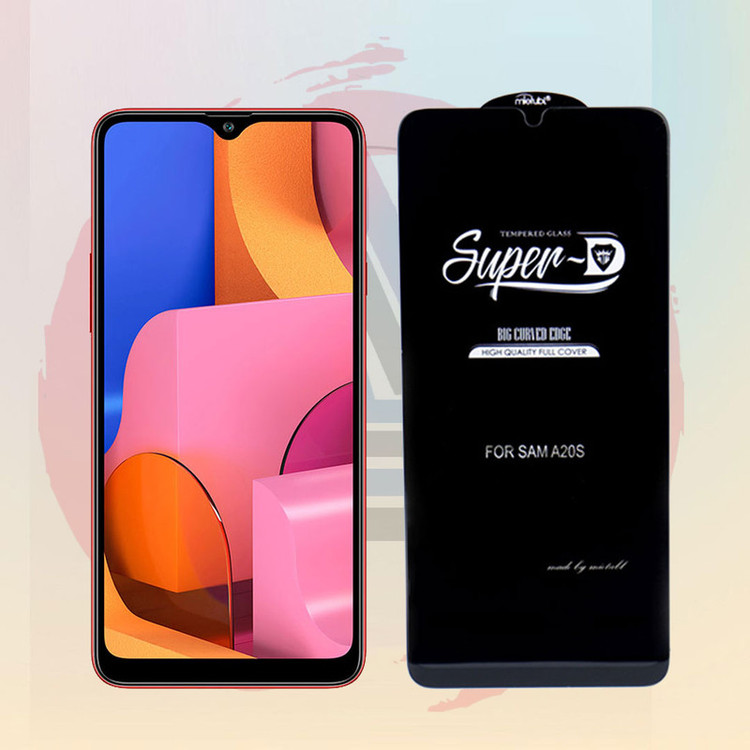 محافظ صفحه نمایش مدل Super D مناسب برای گوشی موبایل سامسونگ Galaxy A20s