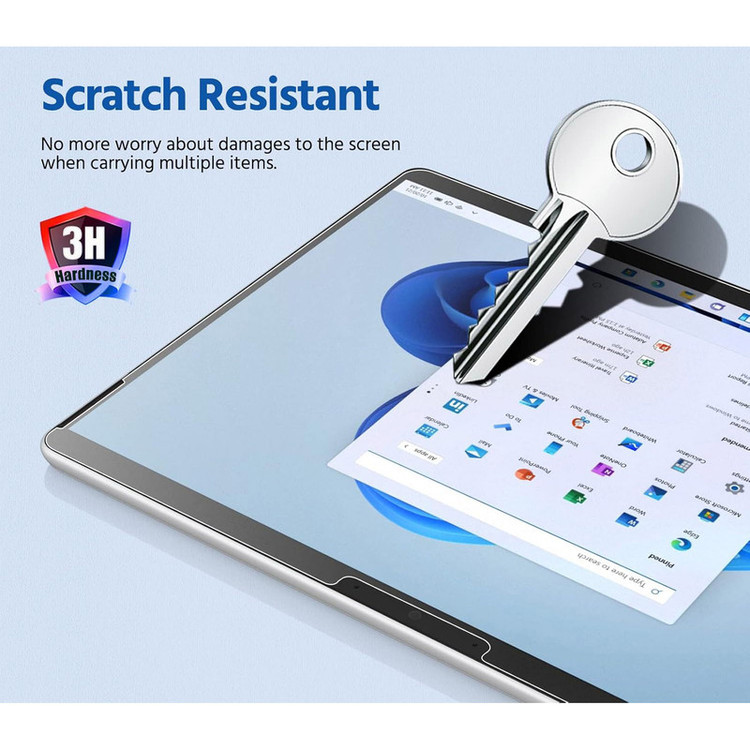 محافظ صفحه نمایش مدل tempered مناسب برای تبلت مایکروسافت Surface Pro X