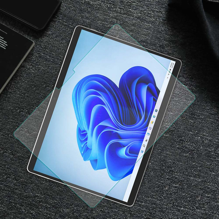 محافظ صفحه نمایش مدل tempered مناسب برای تبلت مایکروسافت Surface Pro X
