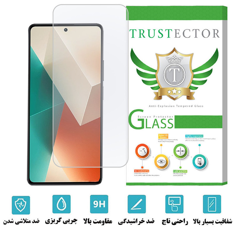 محافظ صفحه نمایش ساده تراستکتور مدل SIMPLT مناسب برای گوشی موبایل شیائومی Redmi Note 13