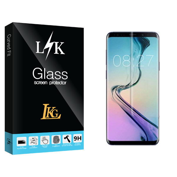 محافظ صفحه نمایش شیشه ای ال کا جی مدل LK GlassUV مناسب برای گوشی موبایل سامسونگ Galaxy S8